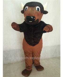 Wild Brown Buffy Buffalo Mascot Costume