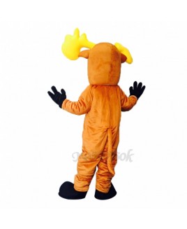 New Cartoon Moose with Black Feet Costume Mascot