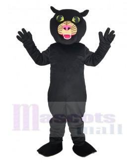 Black Panther with Pink Nose Mascot Costume Animal