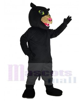 Black Panther with Pink Nose Mascot Costume Animal