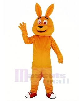 Orange Kangaroo Mascot Costume Animal