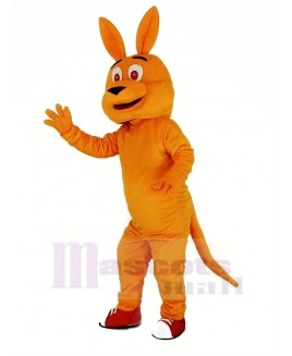 Orange Kangaroo Mascot Costume Animal