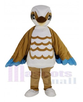 Brown and White Bird Mascot Costume