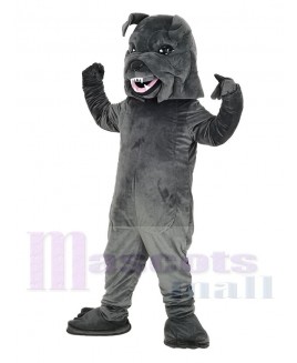 Black SharPei Dog Mascot Costume Animal