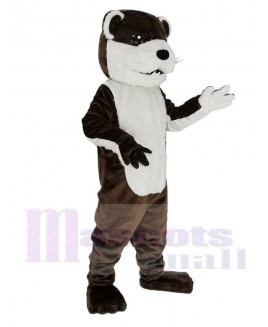 Brown Otter Mascot Costume Animal