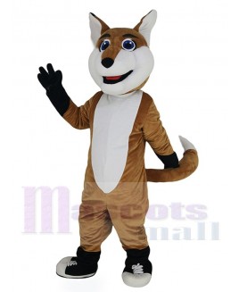 Smiling Fox Mascot Costume Animal