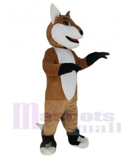 Smiling Fox Mascot Costume Animal