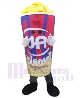 Popcorn mascot costume