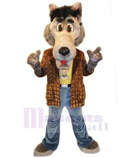 Wolf mascot costume