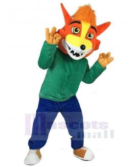 Wolf mascot costume