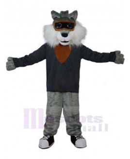 Wolf mascot costume