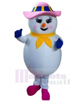 Snowman mascot costume