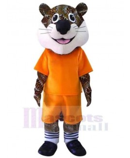 Leopard mascot costume