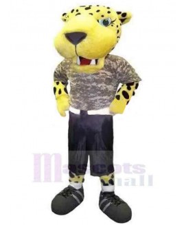 Leopard mascot costume