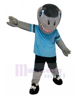 Shark mascot costume