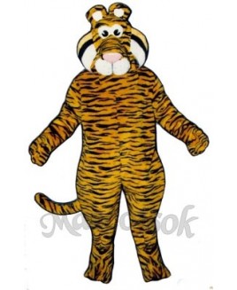 Cute Tyrone Tiger Mascot Costume