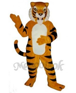 Cute Ferocious Tiger Mascot Costume