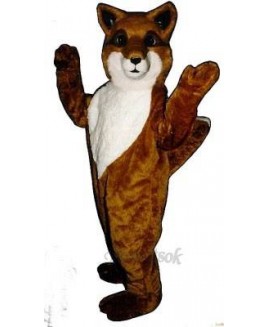 Cute Friendly Fox Mascot Costume