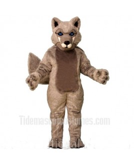 Cute Roger Wolf Mascot Costume