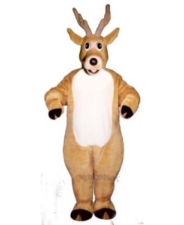 Cute Jolly Reindeer Deer Mascot Costume