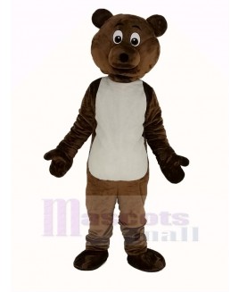 Dark Brown Bear Mascot Costume Animal