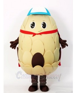 Cone in Red Cloak Mascot Costumes Plant