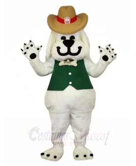 White Dog Mascot Costumes Animal