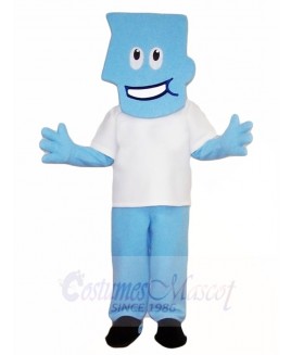 Blue Man Mascot Costumes People 