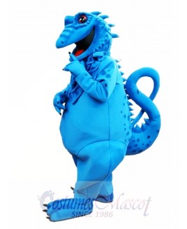 Blue Lizard Mascot Costume Blue Iguana Mascot Costume