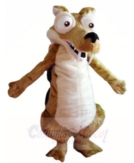 Ice Age Scrat Saber-toothed Squirrel Mascot Costumes Animal