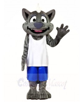 Gray Wolfie Sea Wolf Mascot Costumes Animal