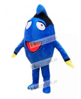 Regal Blue Tang Mascot Costume Cartoon Character