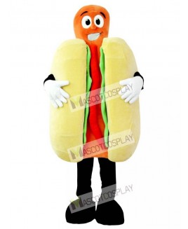 High Quality Adult Hot Dog Mascot Costume