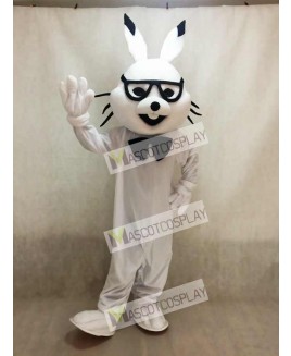 White Easter Bunny Bugs Rabbit Mascot Costumes