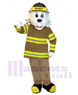 Sparky the Fire Dog mascot costume