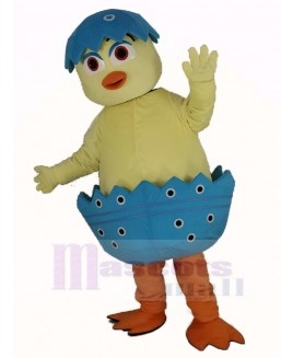 Cute Chick in Egg Mascot Costume