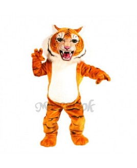 Cute Super Tiger Mascot Costume
