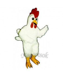 Cute Funky Chicken Mascot Costume