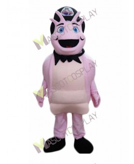 High Quality Adult Pink Shrimp Mascot Costume