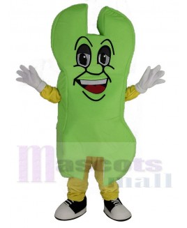 Green Tool Wrench Spanner Mascot Costume Cartoon