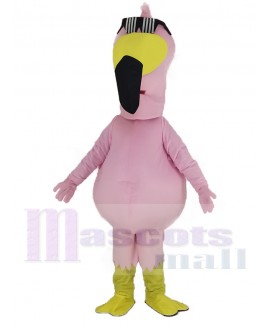 Pink Flamingo Bird Mascot Costume Animal