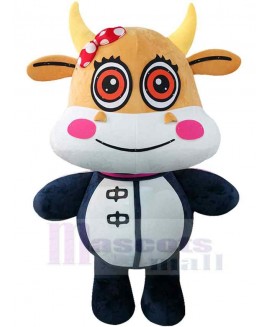 Cow mascot costume