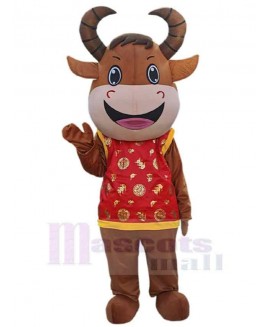 Cow mascot costume