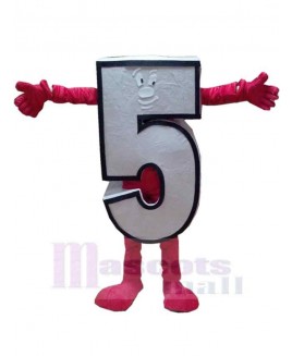 Arabic Number mascot costume