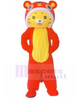 Tiger mascot costume