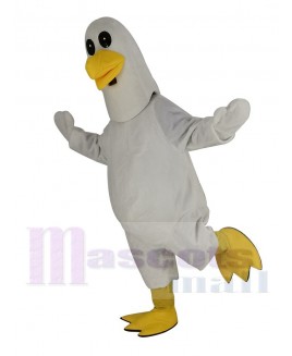 White Seagull Bird Mascot Costume