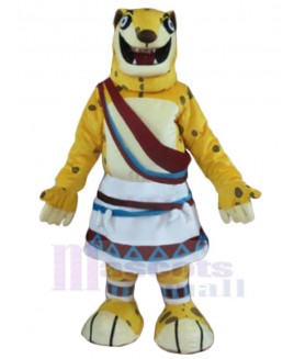 Leopard mascot costume