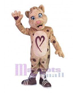 Leopard mascot costume