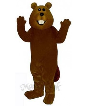 Charlie Beaver Mascot Costume