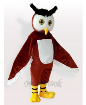 Brown Owl Adult Mascot Costume